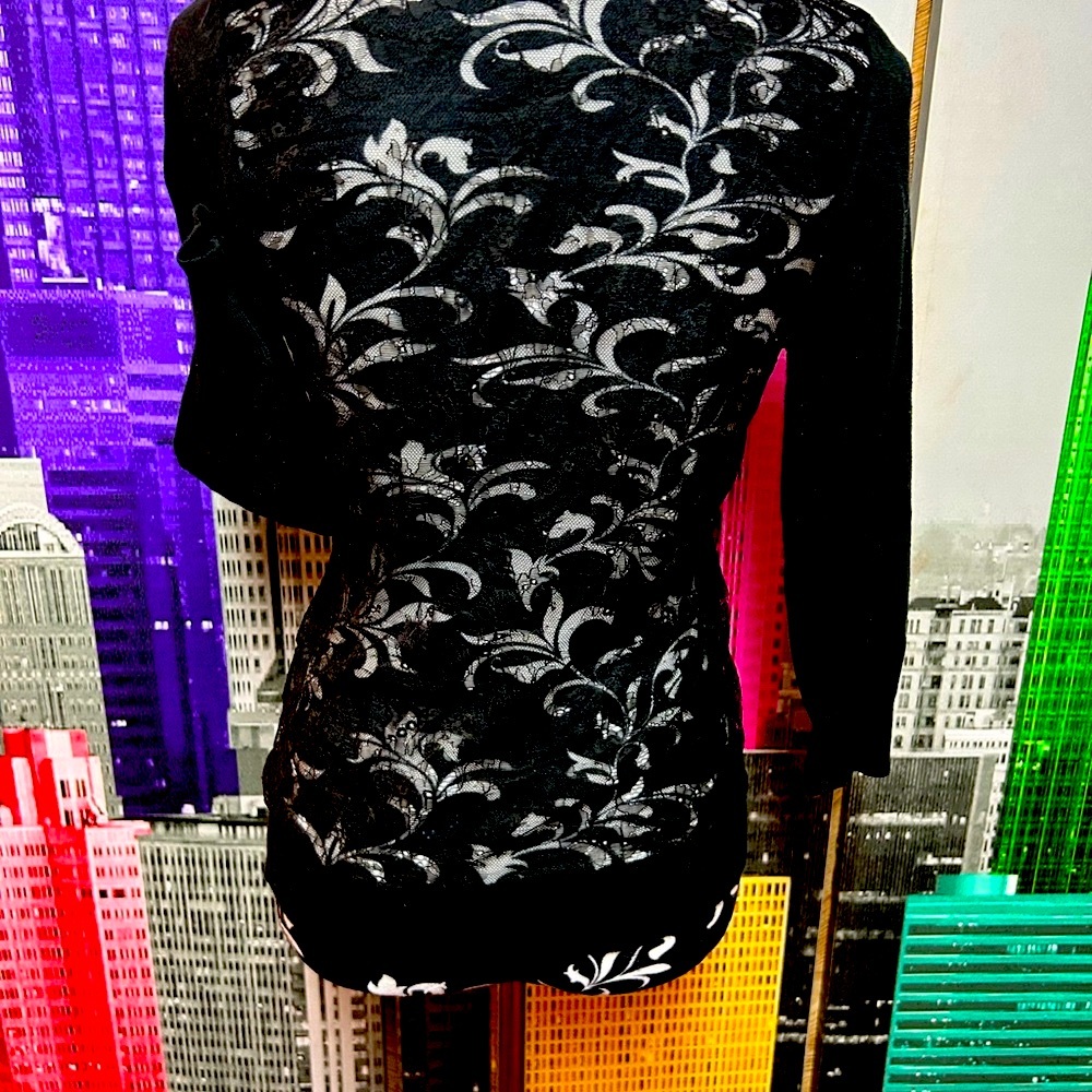 MATERIAL GIRL SWEATER 🖤 Solid & Lace